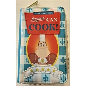 Loungefly Disney Pixar Ratatouille 15th Anniversary Cookbook Zipper Wallet